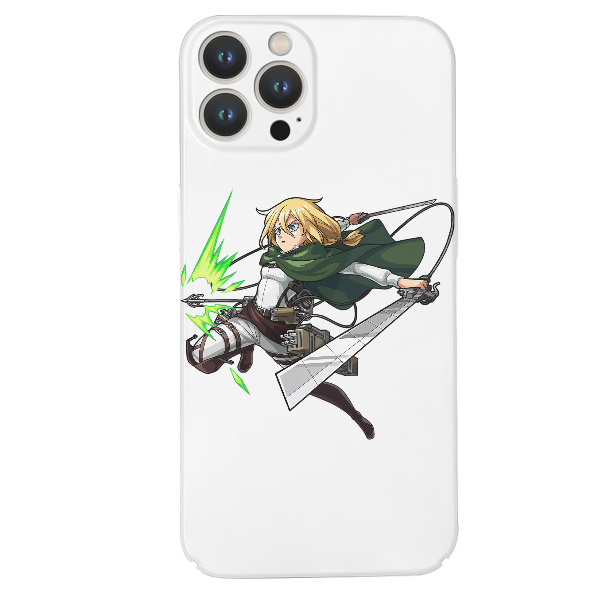 （画像用） 進撃の巨人 クリスタ·レンズ Attack on Titan Christa Lenz 【iPhone 14シリーズ対応】ハードケース